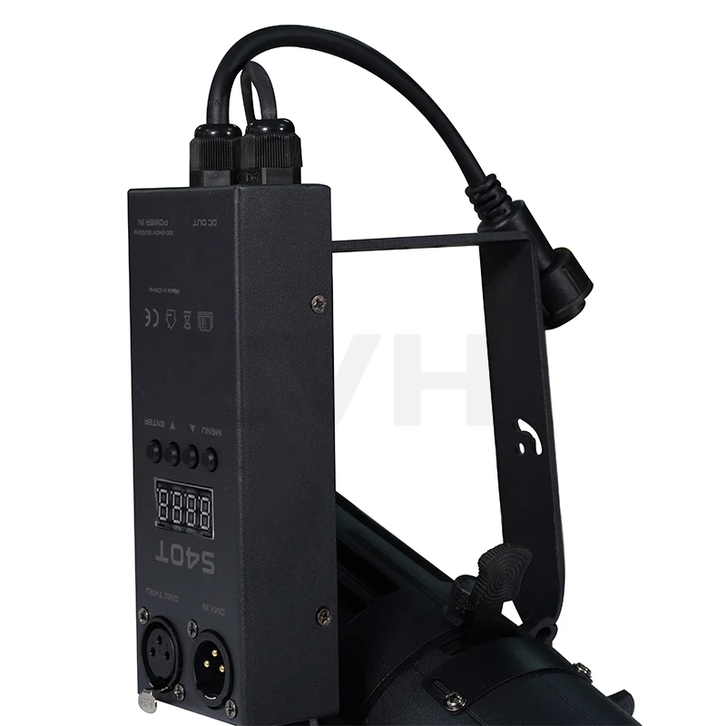 Фото DMX 40 Вт Мини 15 °   -30 °   Светодиодные прожекторы с зумом 2в1 или RGBL 4в1, профильный прожектор с логотипом №4