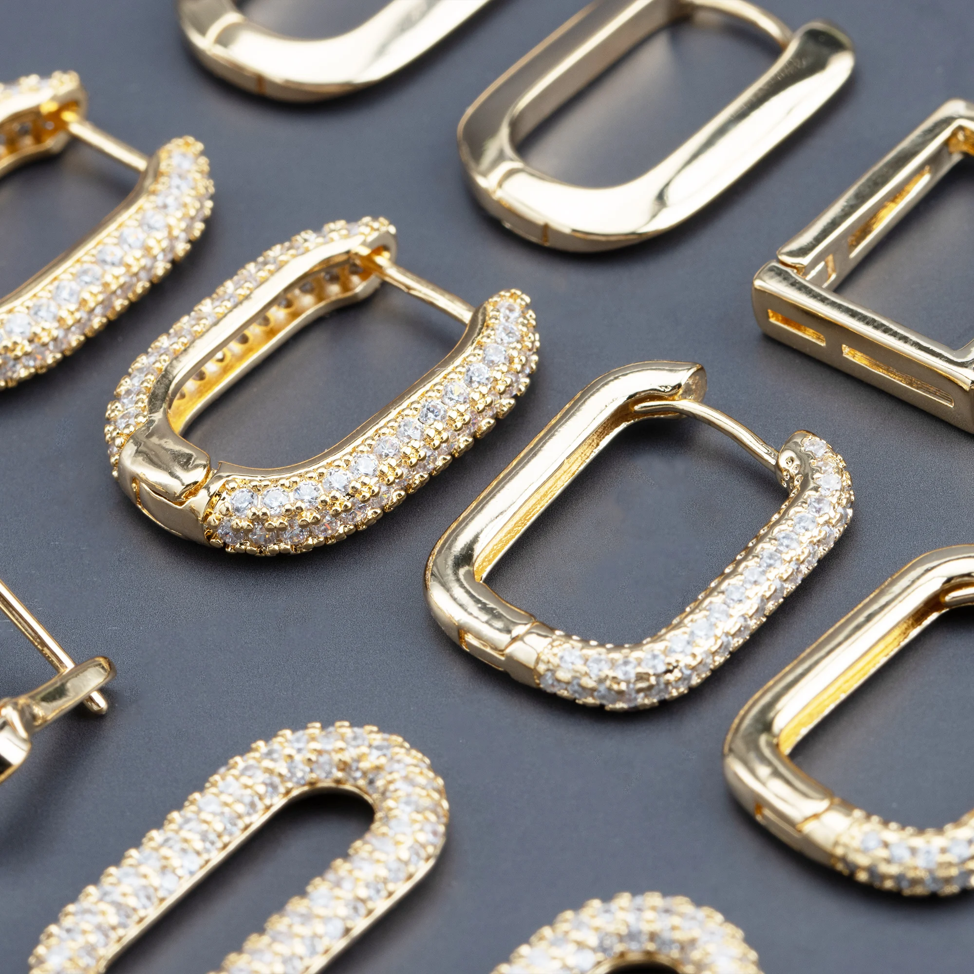 Аксессуары для ювелирных изделий GUFEATHER Набор изготовления из меди 4 шт./лот без