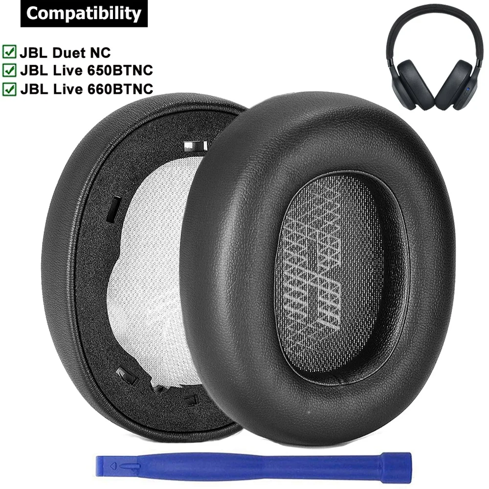 Almohadillas de esponja de repuesto para JBL Live 650, almohadillas para los oídos, btnc Live 660, BTNC, para JBL Live, auriculares y juegos