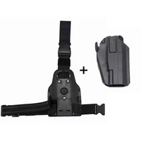 tactical universal gun holster airsoft pistol belt leg drop holder adjustable case for gl17 walther hk 45 cz 75 taurus pt840