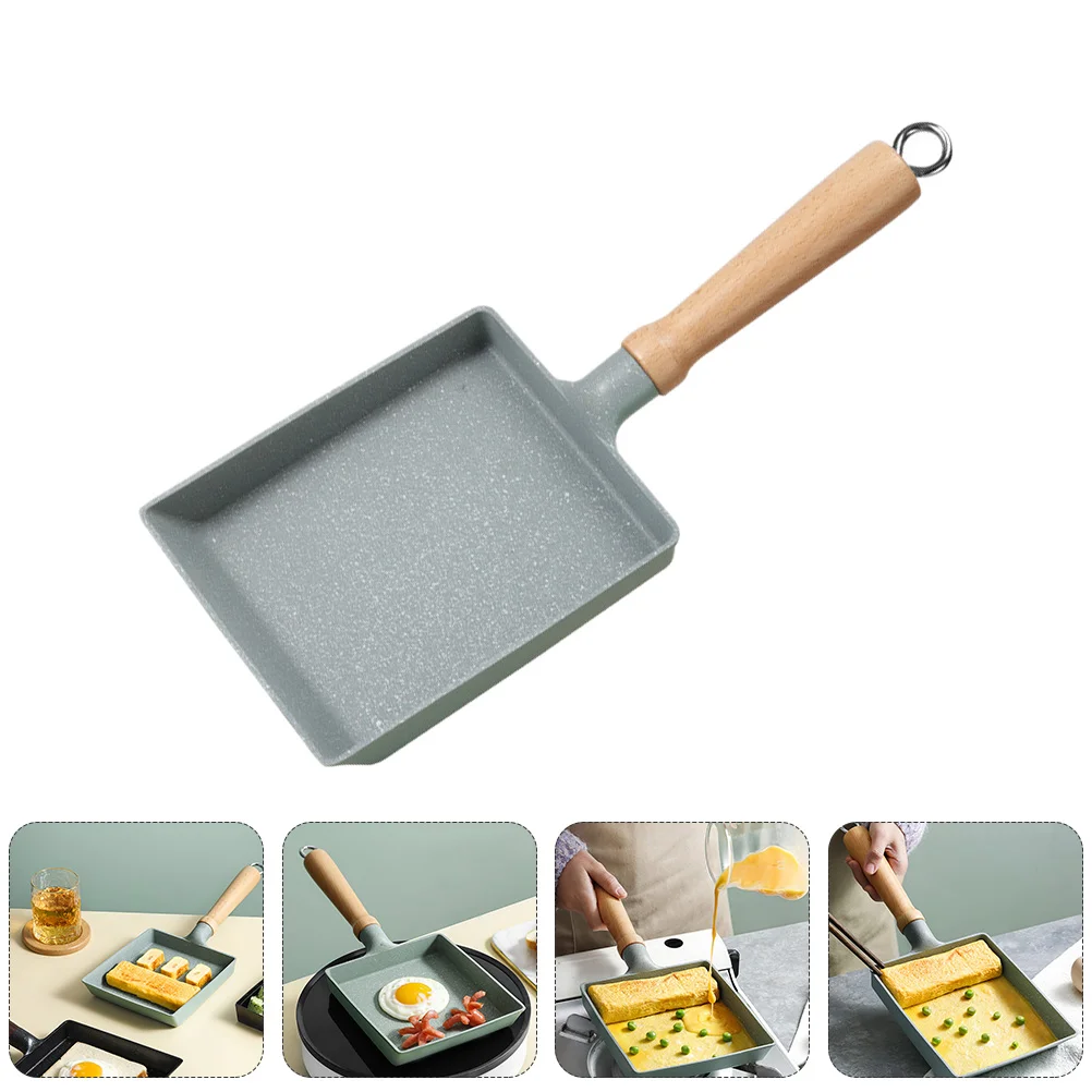

Pan Egg Frying Non Stick Skillet Square Omelette Japanese Griddle Nonstick Breakfast Coating Rectangular Home Stovejapan Outdoor