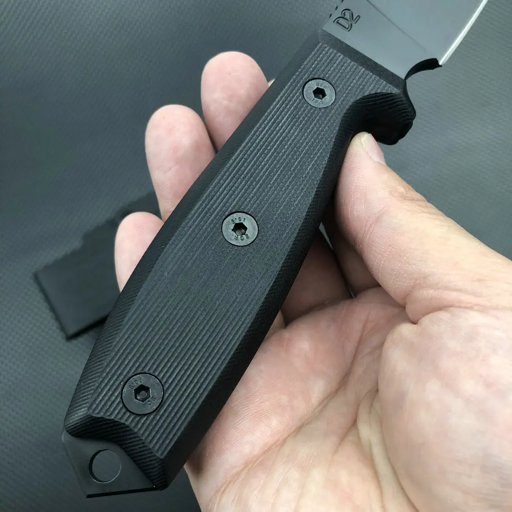 TRSKT D2 RAT Охотничий нож Тактические ножи толщина 5 мм ручка G10 уличный инструмент