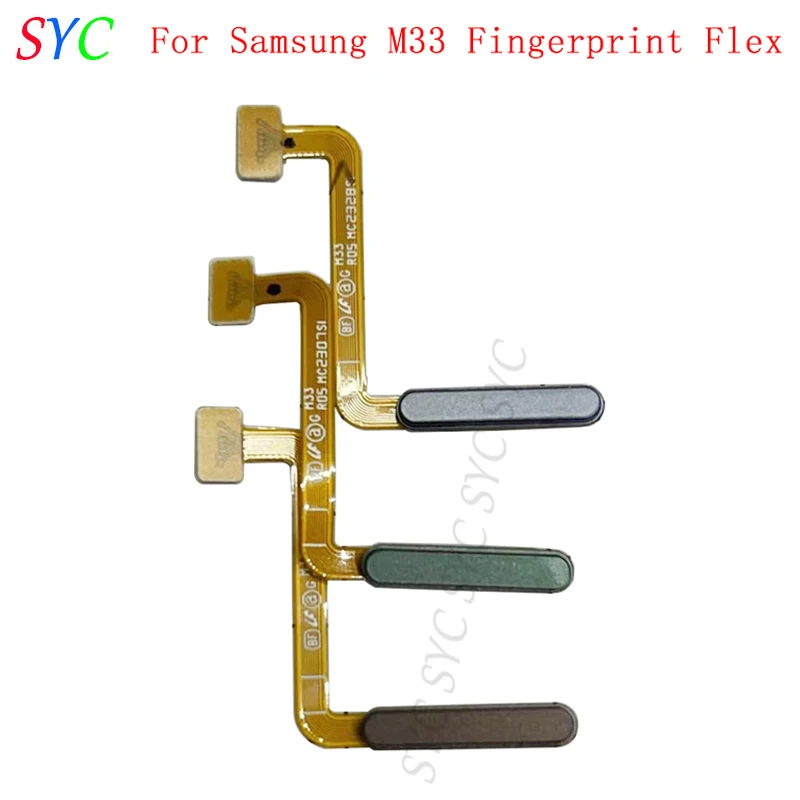 Кнопка датчика отпечатков пальцев гибкий кабель для Samsung M33 M336 сенсорный сканер
