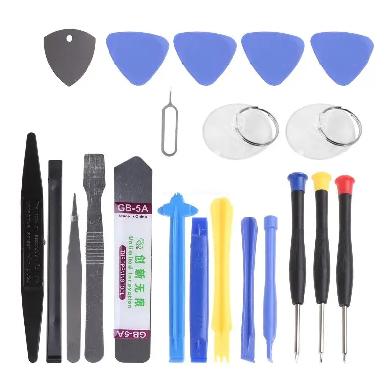 

21 Pieces Repair Opening Pry Tools Repair Screwdriver Set for Taking Apart Mobile Devices without Damage your Devices Dropship
