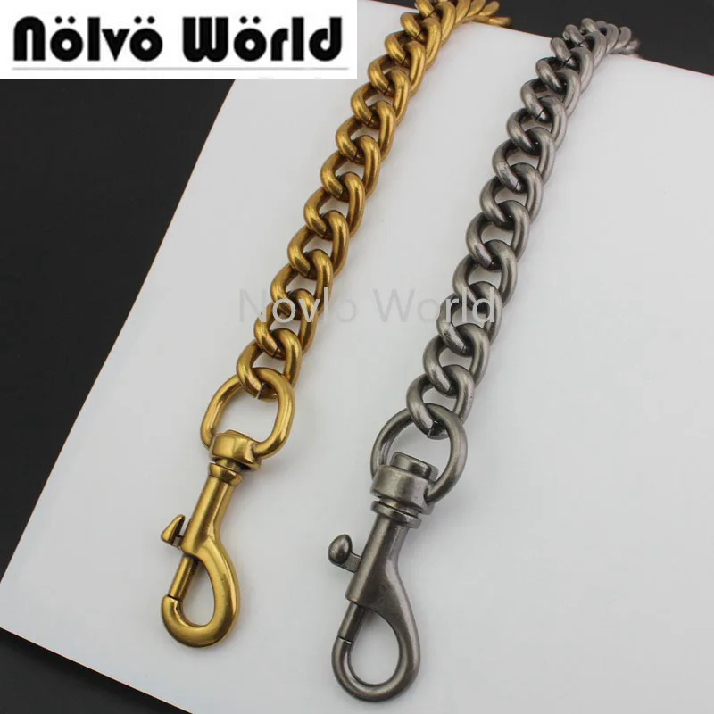 

1-2-10 pieces,60-130cm,13mm wide Light Weight roll chain clasp, Women bag handbag purse new shoulder chains
