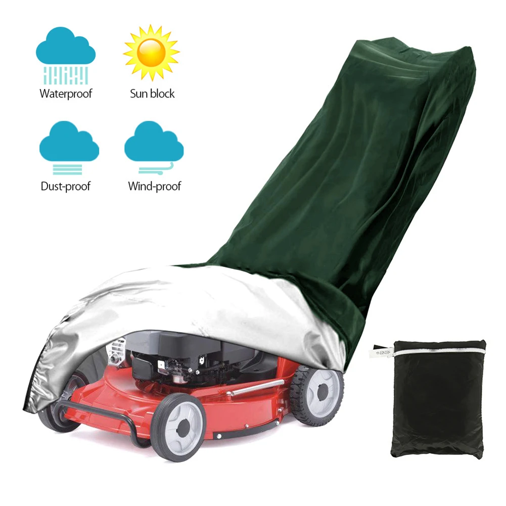 

Lawn Mower 210D Oxford Cover Protects Against Water Dust Dirt Wind 76" X 44" X 21" Lawn Mower Parts Accessories 193 X112 X 64Cm