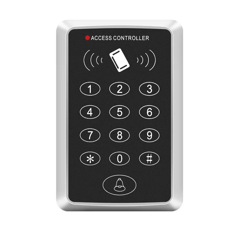 Фото RFID-клавиатура, клавиатура, система контроля доступа, водонепроницаемая крышка, уличный, 10 шт., EM4100/TK4100, брелоки, устройство открывания дверей для домашней системы замков №5