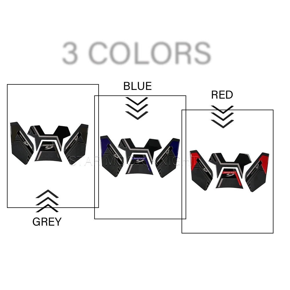 Для Yamaha Tracer9 GT TRACER 9 2021-наклейка на топливный бак из углеродного волокна с