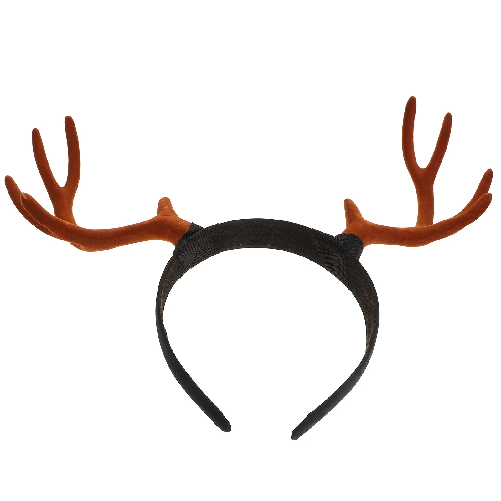 

Chic Big Antler Headband Cosplay Costume Reindeer Antlers Fabric Xmas Party Headdress