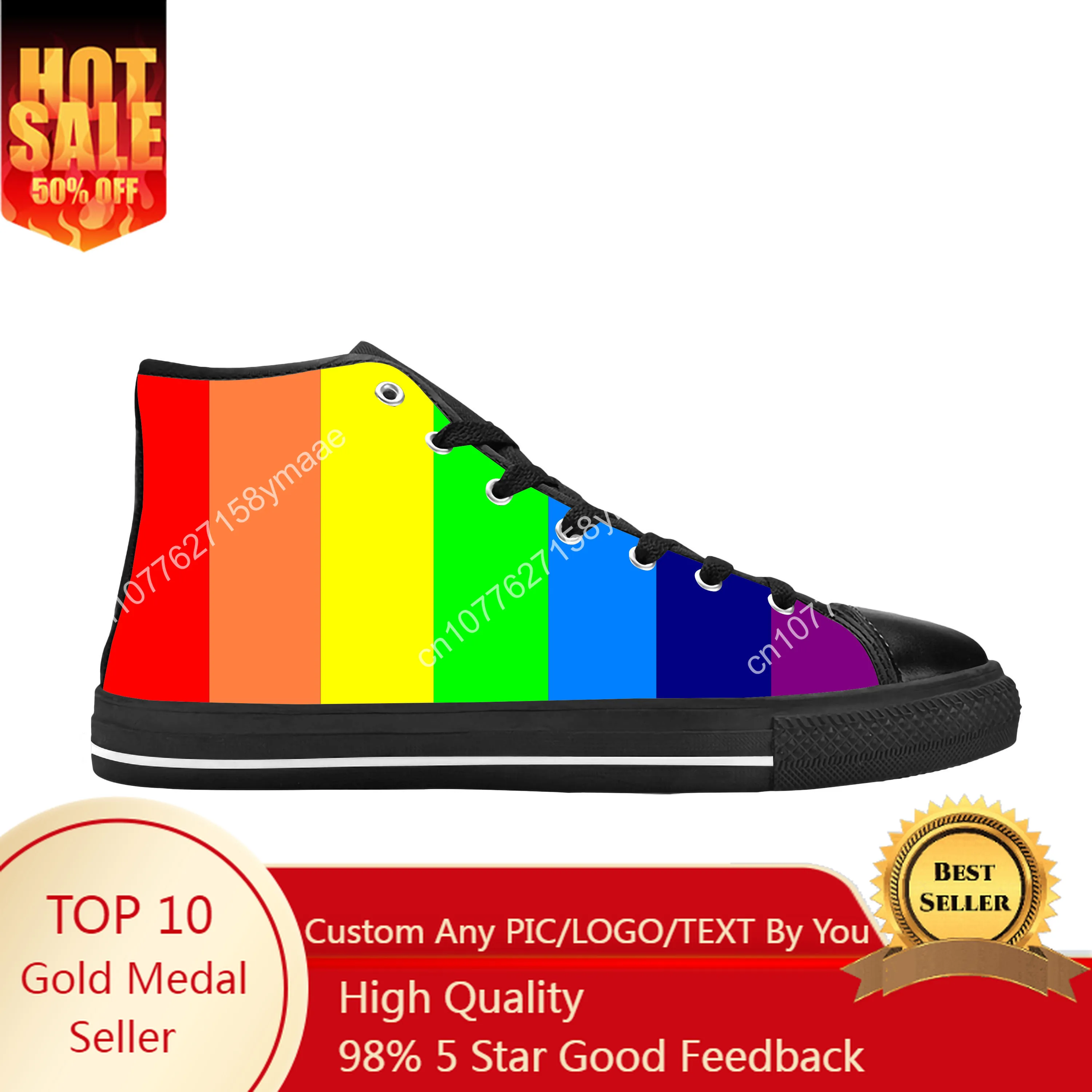 Радужный флаг ЛГБТ лесбийские геи бисексуальные ЛГБТК повседневная тканевая