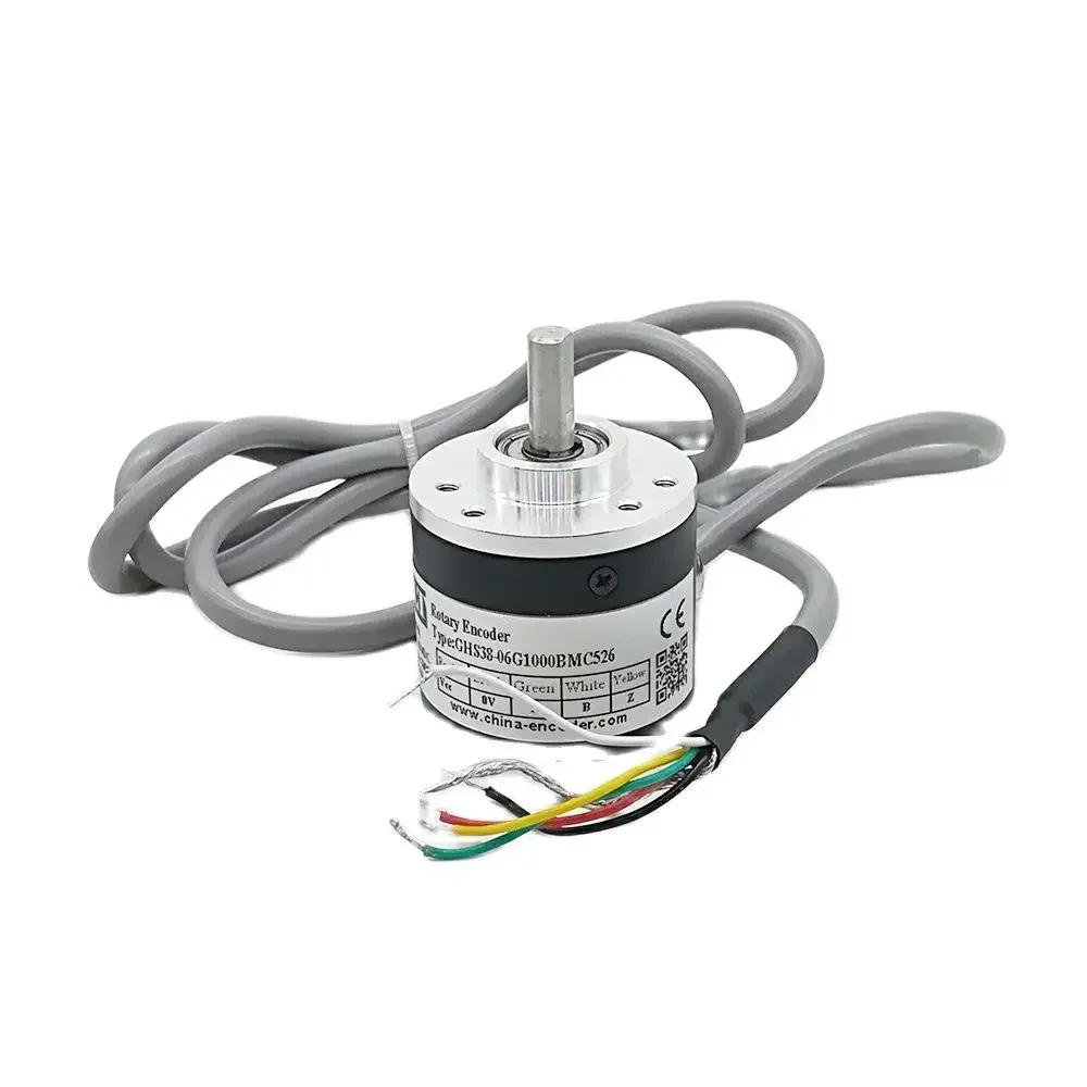 Хорошая цена на оптический поворотный энкодер 38 мм сплошной вал серия GHS38 выход с