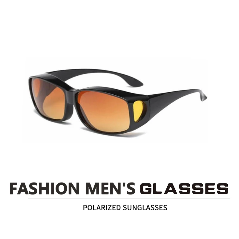 

2022 Myopia Cover Portable Vintage Sunglasses For Men Women Trend Polarized UV400 Anti-Glare Fashion Driving Fishing Sun Glass