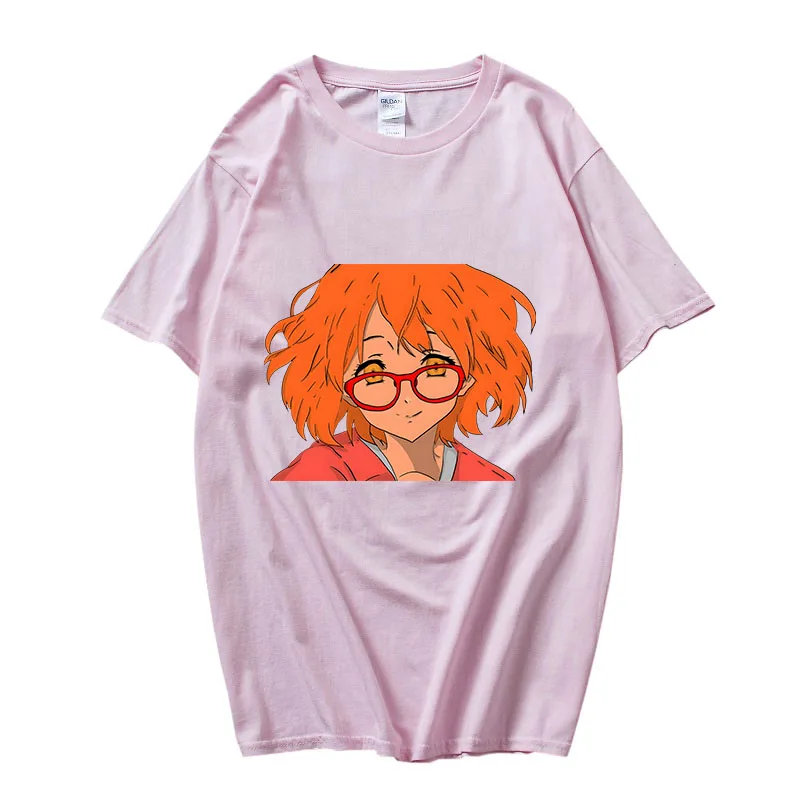 

Beyond The Boundary Tshirts Slight Strech Regular Fit 100% Cotton Shirt Women/men Manga Graphic Korean Style Kawaii Clothes Tops