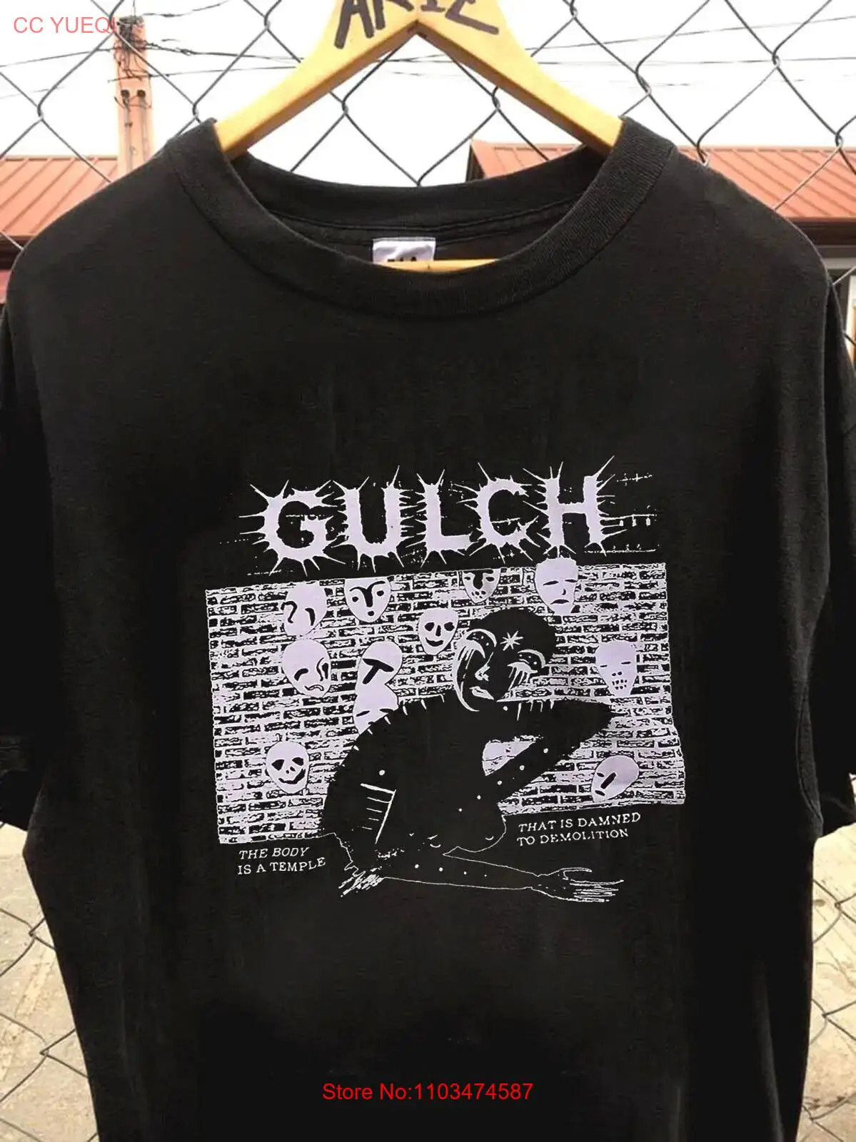 НОВАЯ футболка с плакатом Gulch Essential рубашка группы в стиле хардкор-панк подарок