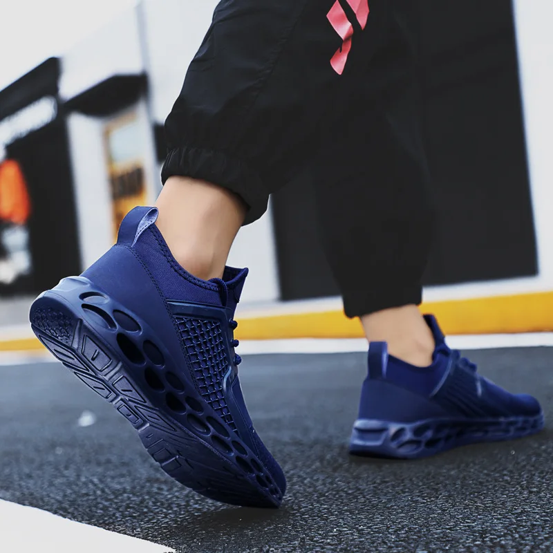 2022 New Outdoor Man Free Running for Men Jogging Walking Sports Shoes High-Quality Lace-Up Athietic Breathable Blade Sneakers