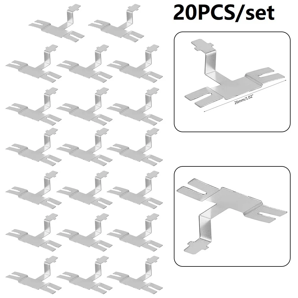 

Battery Pack Nickel Sheets No Spots Spot Weldable 2.6cm/1.02inches 20pcs Nickel Plated Steel No Peeling Brand New