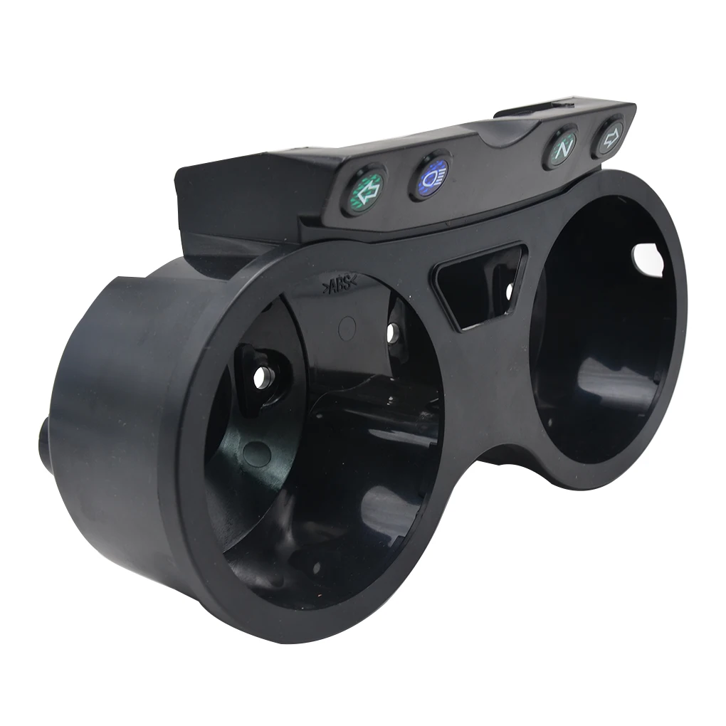 

Replacement for Yamaha YBR 125 ED 2005-2009 Black Speedometer Odometer Lower Meter Cover Instrument Decorative Frame