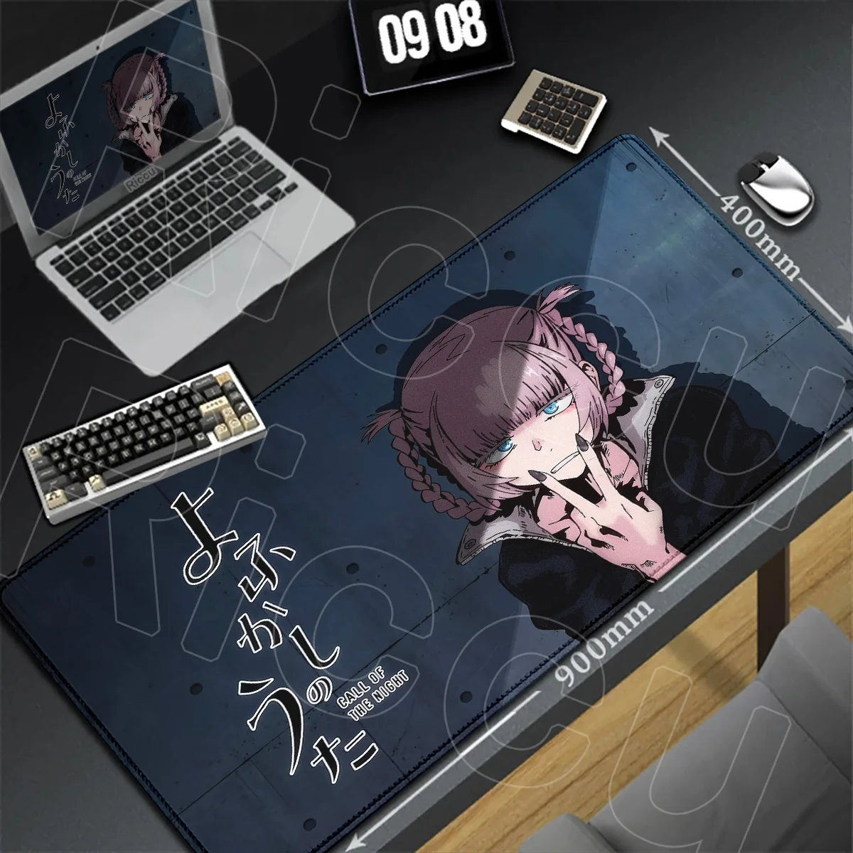 Фото Коврик для мыши Hot Anime Call of The Night, Nanakusa Nazuna, большой коврик для клавиатуры ноутбука с HD-печатью, XXL, аксессуары для ПК, игровой коврик для стола №3