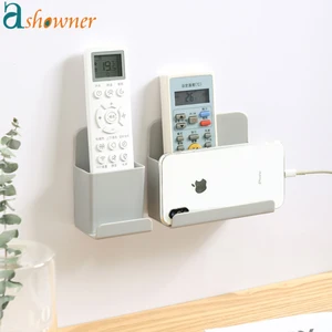 remote control storage box mobile phone storage rack wall mounted organizer remote control air conditioner stand holder rack free global shipping