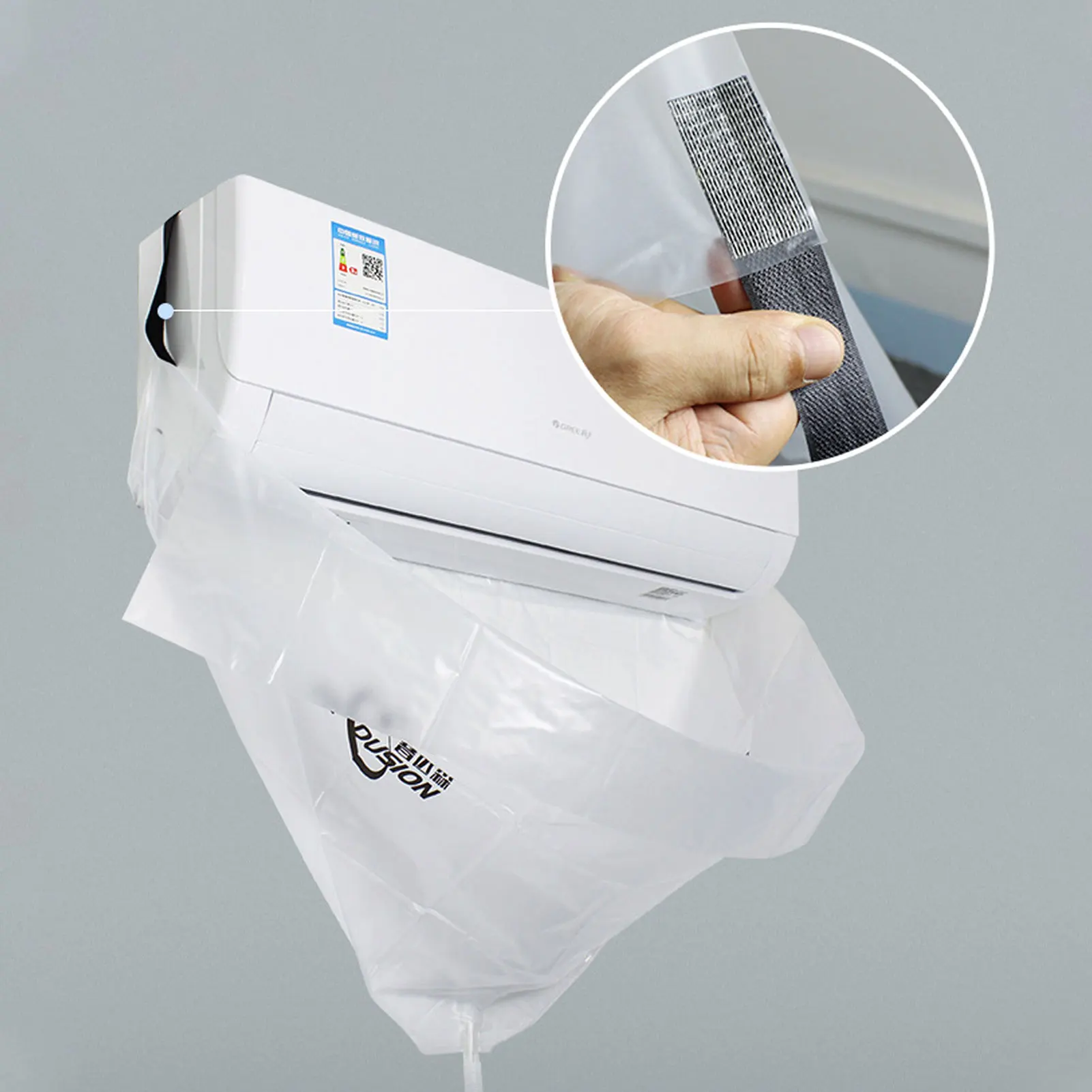 

Air Conditioner Cleaning Cover Waterproof Leakproof Air Conditioner Cleaning Dust Protection Cleaning Cover Cleaner Tool Set