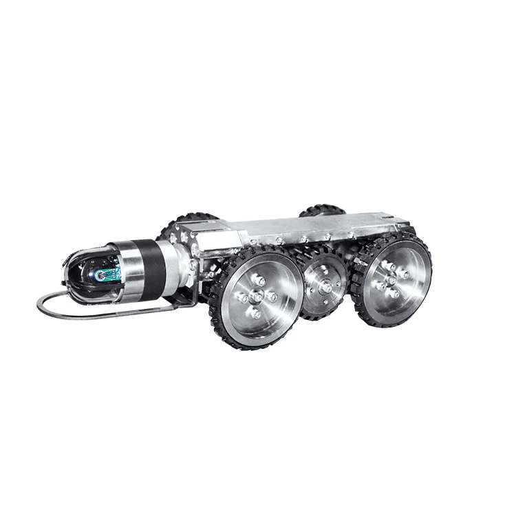 

360 Degree Rotation Megapixel Underwater Sewer Drain Pipe Inspection System Rov Crawler Robot PTZ Camera