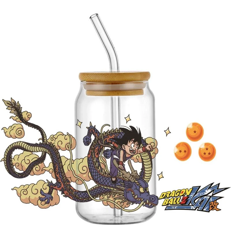 Наклейка на заказ 16 унций с рисунком стрекозы УФ Dtf наклейка пластизол для