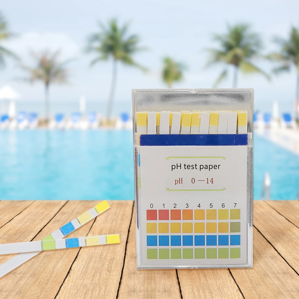 

100 шт., тест-полоски для определения качества воды в бассейне, спа