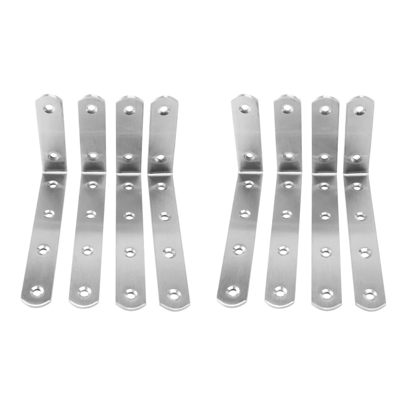 

Hot SV-12Pcs Corner Brackets 3 X 5 Inch,Right Angle Bracket 304 Stainless Steel With Screws,L Shaped Brackets