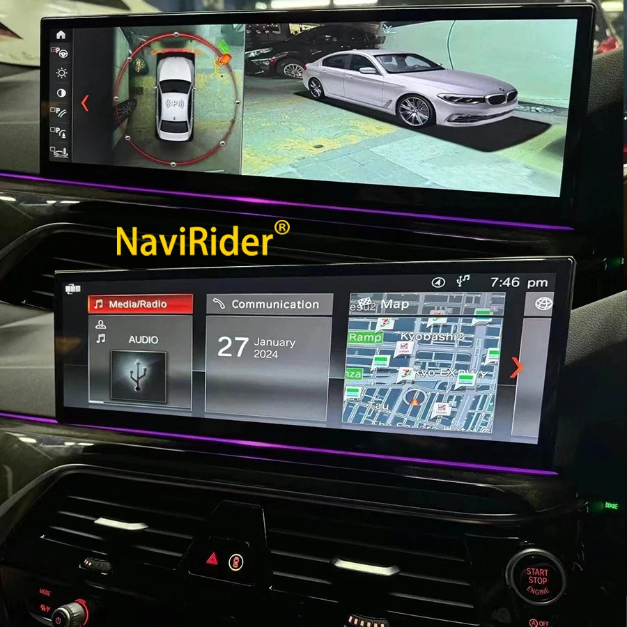 

14,9 "для BMW 7 серии G11 G12 2016-2019 система EVO RHD LHD автомобильный радиоприемник стерео GPS навигация мультимедийный плеер Carplay головное устройство