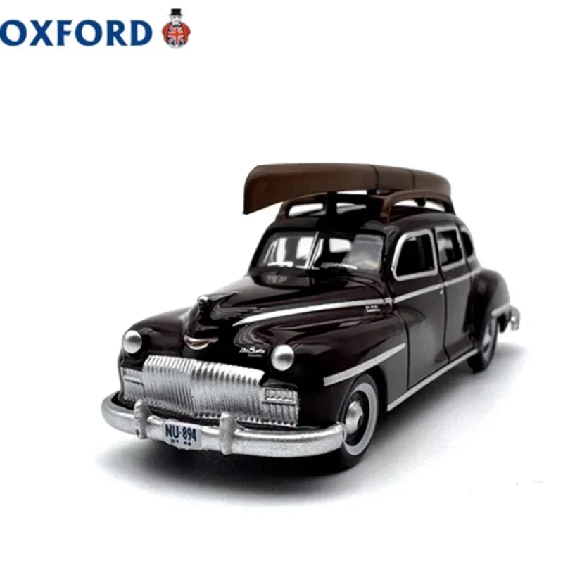Фото OXFORD 1:87 Ретро Chrysler Desoto Station Wagon, тележка из сплава, имитация модели автомобиля, статическое украшение, коллекционные подарочные игрушки №4