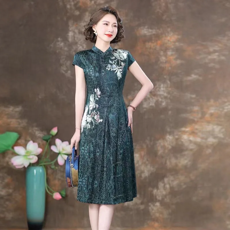 Новинка элегантное модифицированное китайское традиционное платье Ципао в