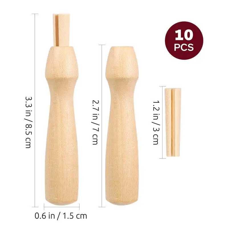 10/16 шт. иглы для валяния из шерсти деревянная ручка забавные дырокола сменные