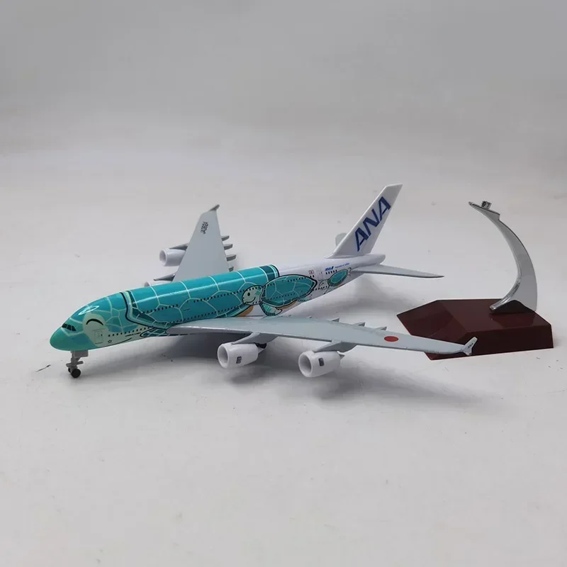 Литой под давлением масштаб 1:400 A380 ANA KaLa Turtle Airlines самолеты самолет с шасси модель