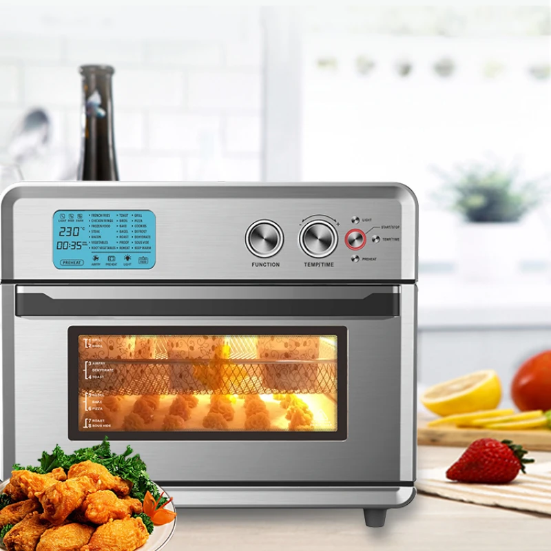 

Big power deep large oil less steam oven air fryer