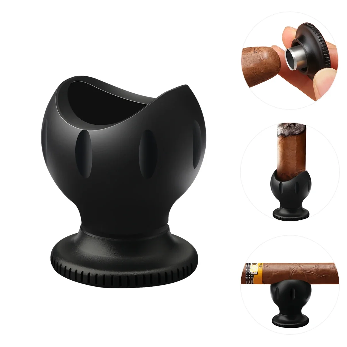 Держатель для сигар XIFEI с перфоратором портативная подставка 2 в 1 аксессуары