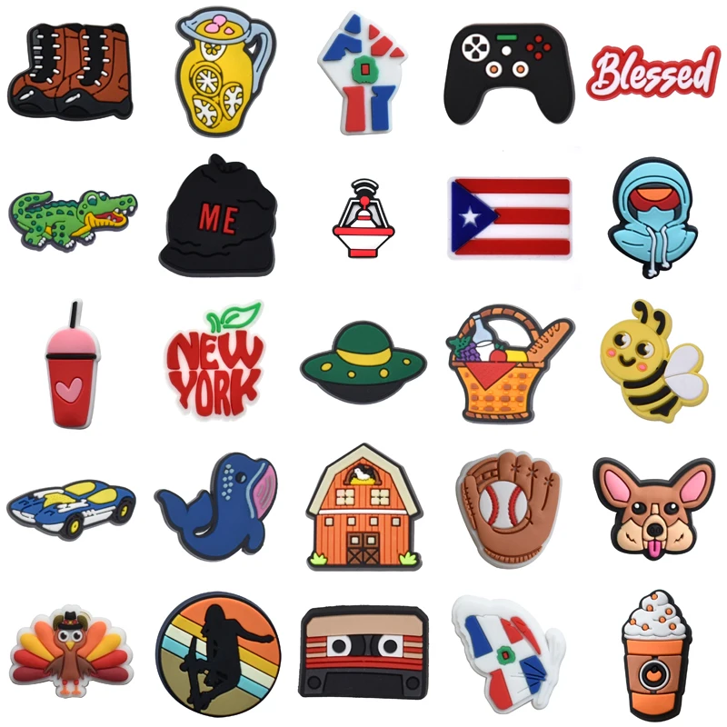 

Kids Packs Decorations for Crocs Wholesale Bulk Women Charm Girl Para Pins Men Shoe Charms Set Jeans Boy Gifts Shoes Accessories