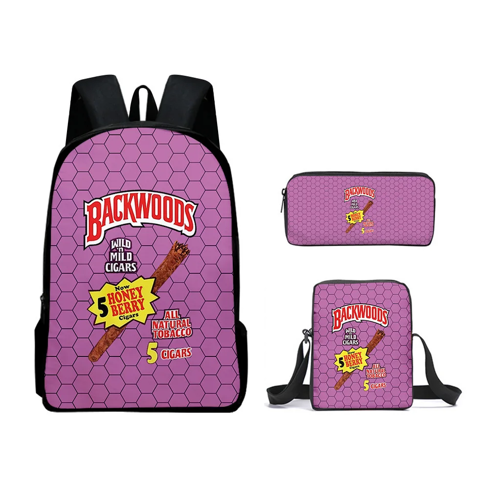 

Новинка 2022, школьный 3d-рюкзак для сигар, рюкзак для учеников начальной школы, сумка на плечо, набор из трех предметов