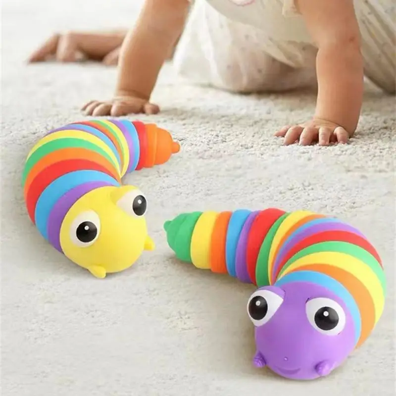 

Детская Радужная декомпрессионная игрушка в виде улитки, новинка, игрушки для детей, мягкие съемные игрушки, детский подарок на день, новинк...