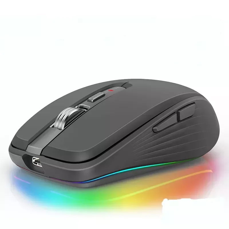 

2022NEW Mouse Bluetooth Rechargeable Mouse Ultra-thin Silent LED Colorful Backlit Gaming Mouse For iPad Computer Laptop PC