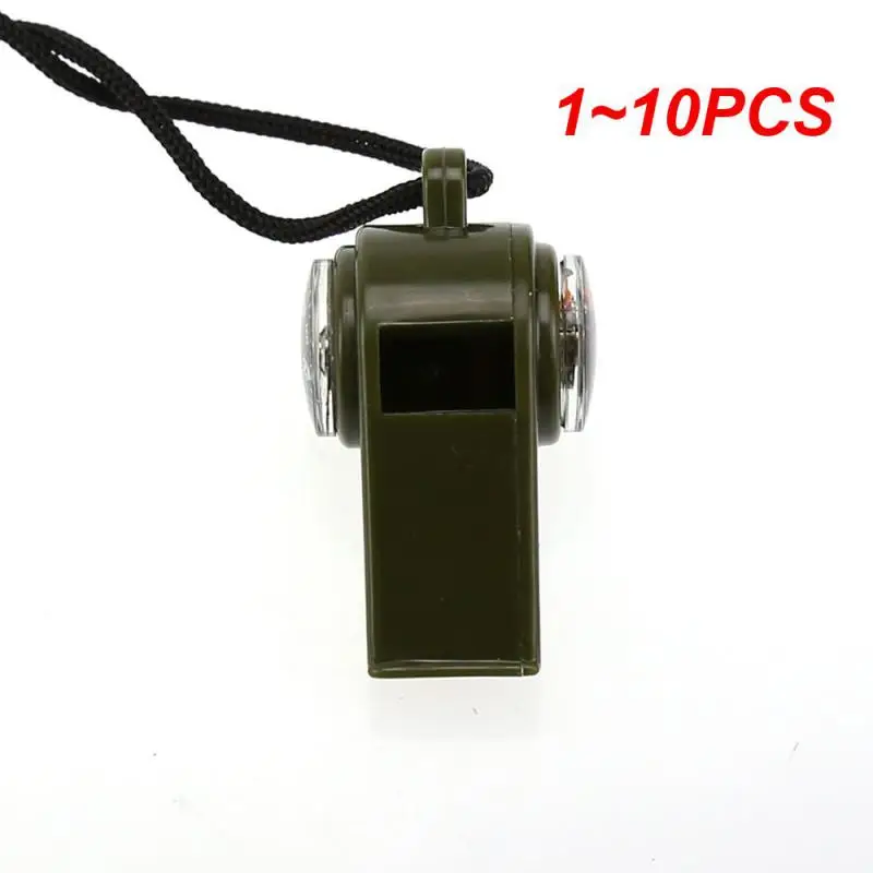 1 ~ 10 шт. 3 в многофункциональный аварийный свисток компас термометр открытый