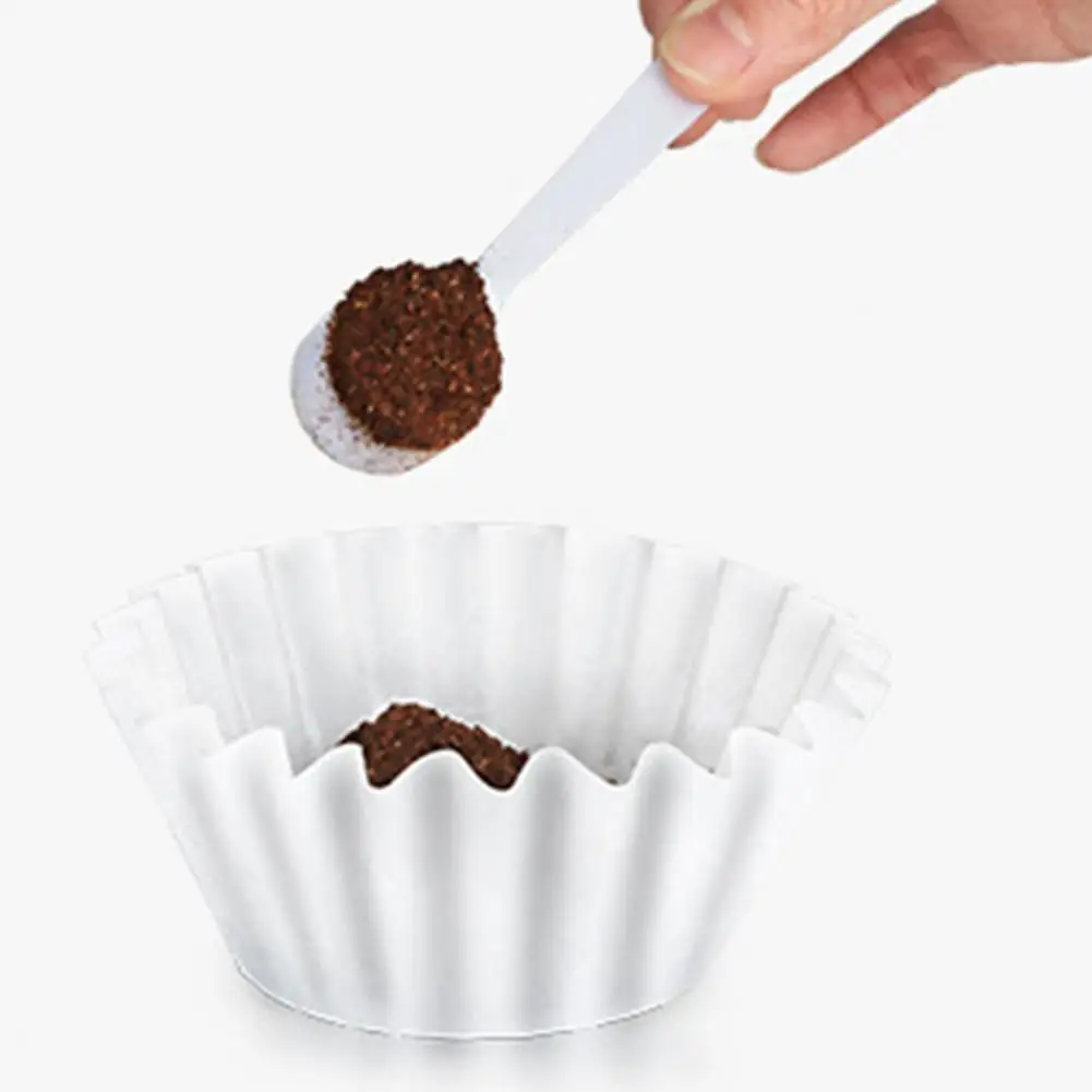 

100Pcs Coffee Filter Practical Paper Durable Heat Insulation Filter Paper for Home Coffee Paper Filter Paper
