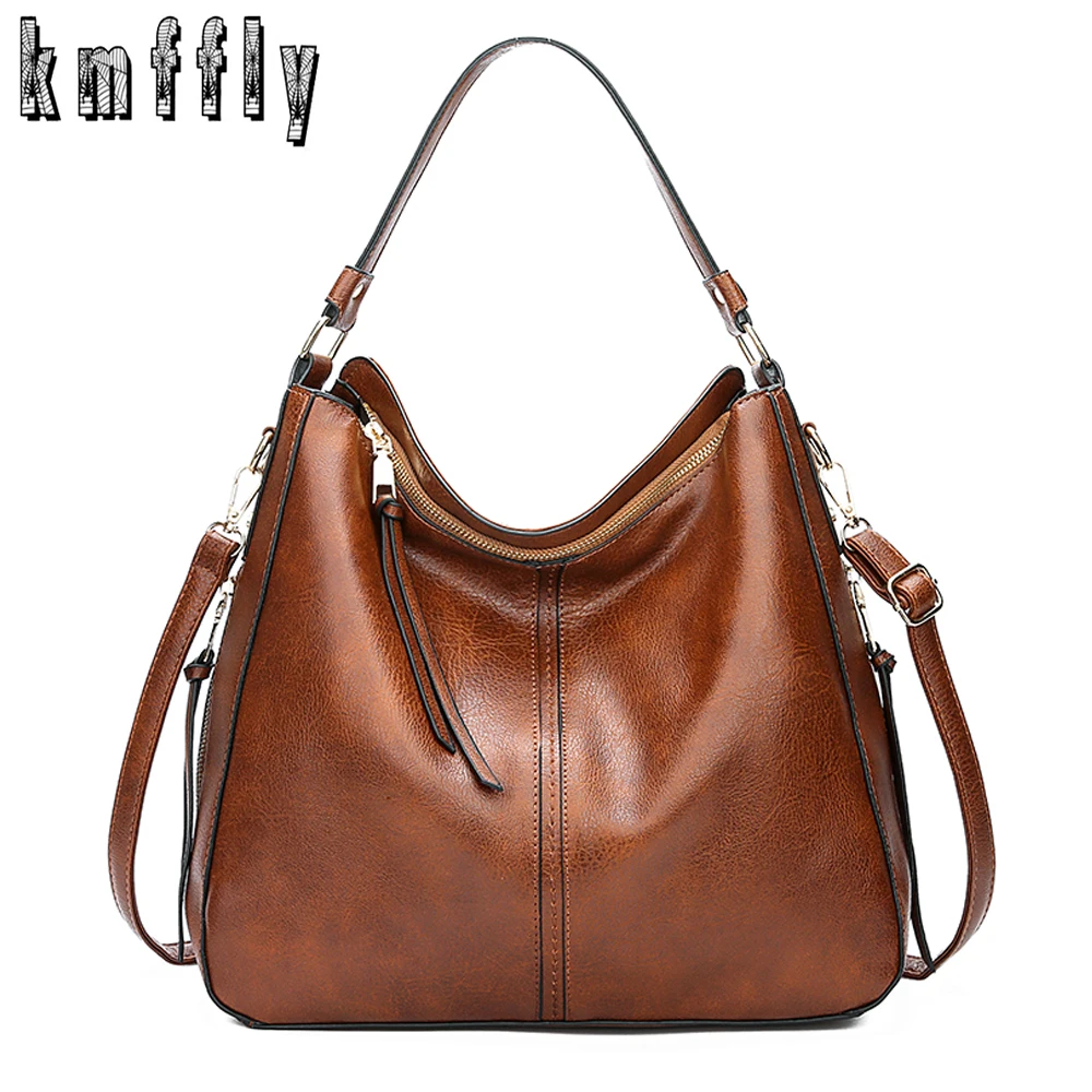 

2022 Vintage Women Shoulder Crossbody Bag Female Brand Casual Big Totes High Quality PU Leather Ladies Hobo Messenger Bag Sac