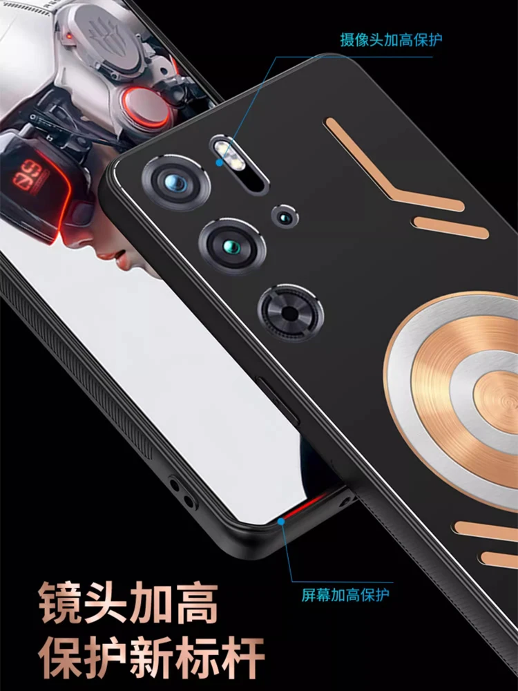 Новинка алюминиевый сплав светорассеивание тепла зеркальная оболочка для ZTE Nubia