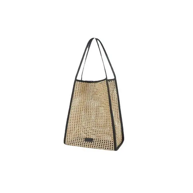 Новинка лета 2024 стильная плетеная Сумка из рафии Повседневная сумка для отпуска