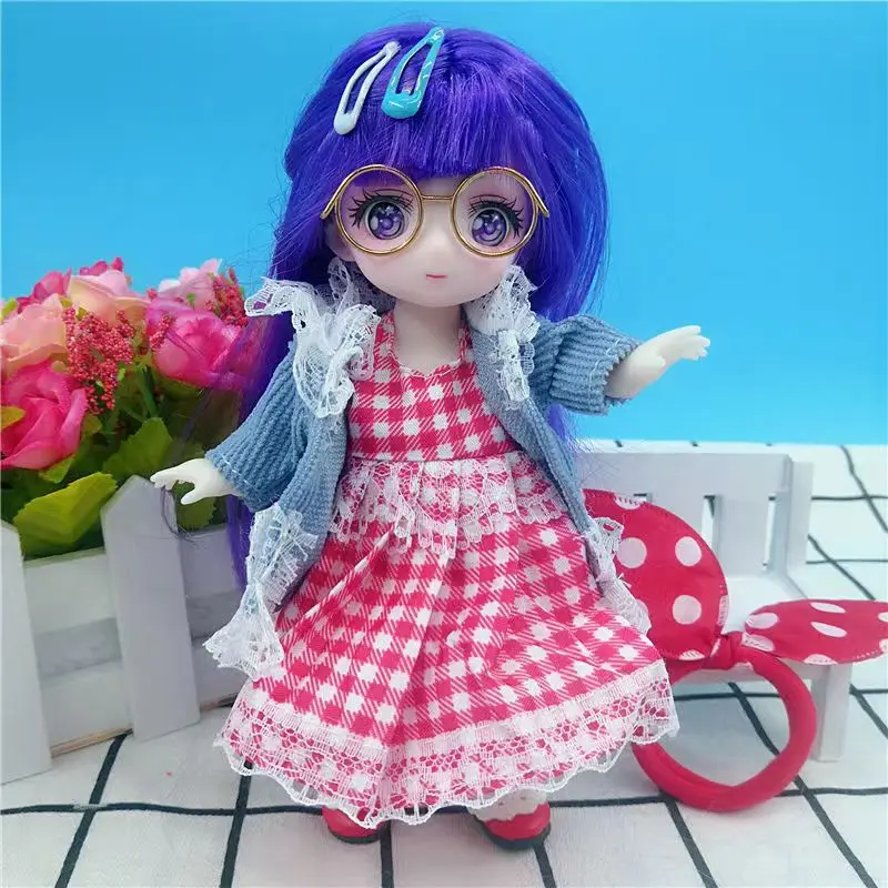 

Кукла шарнирная с 13 подвижными суставами и 8 точками контакта, 16 см