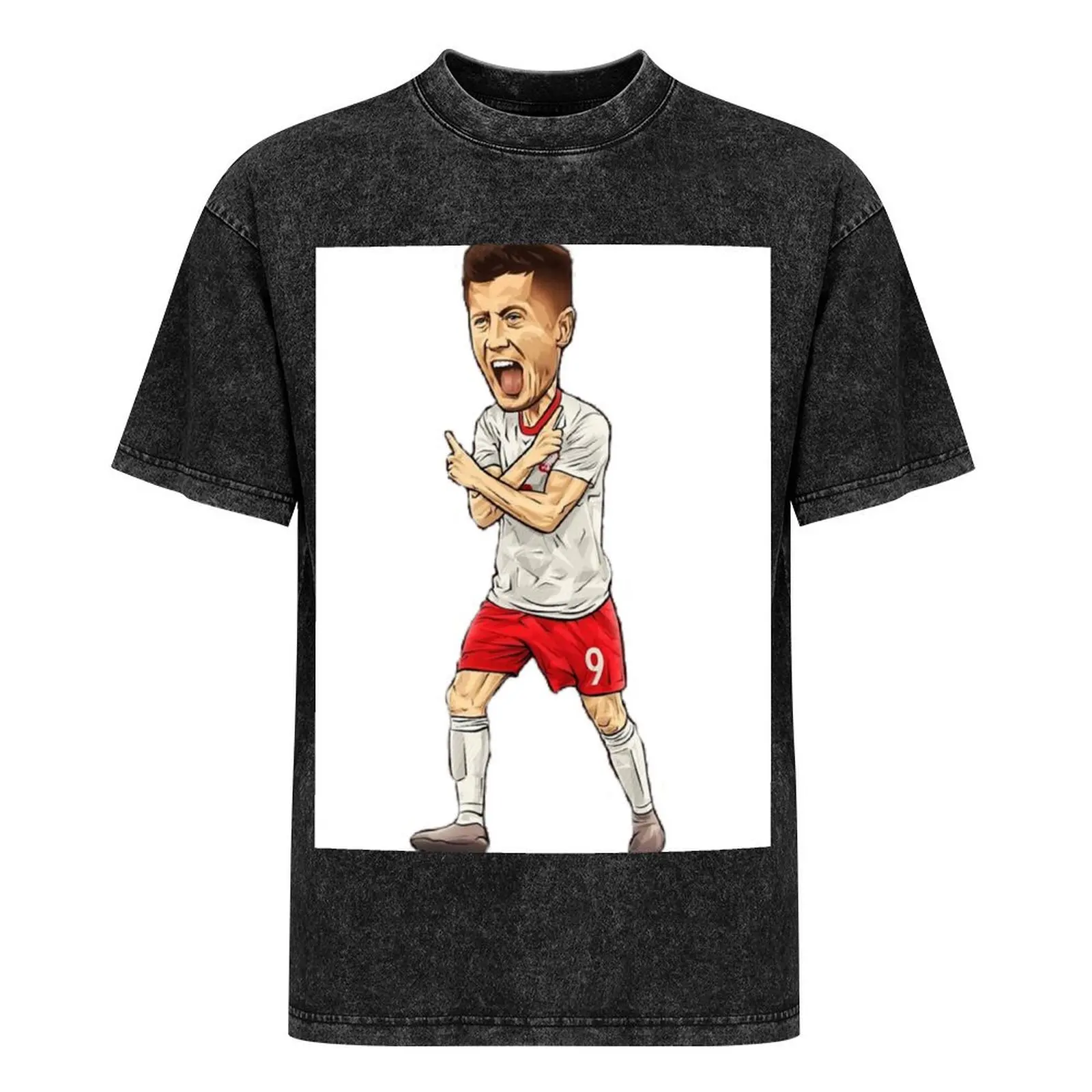 Футболка Robert Lewandowski of Bayern Munich and Poland футболки большого размера Louboutins мужские