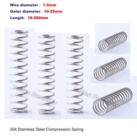 1 5mm wire diameter compression spring y type 304 stainless steel y type small compression spring cylidrical coil spring steel