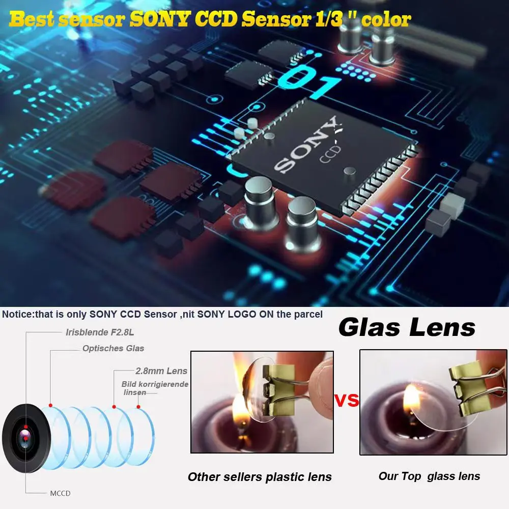 Автомобильная камера заднего вида с 7-дюймовым 4 3-дюймовым зеркалом для Ford Transit