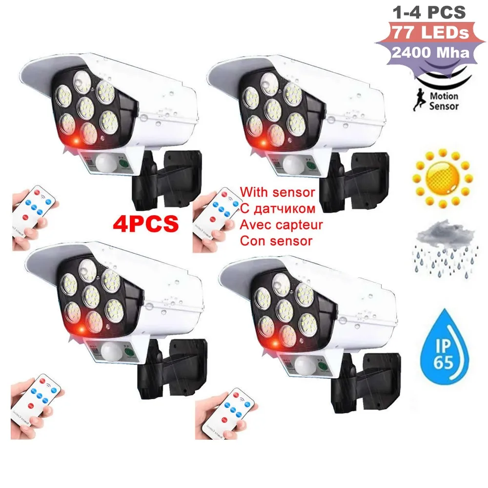 

Solar Light Lamp Outdoor PIR Motion Sensor Solar Power Panel Garden Light Night Security Street Yard Path Wall Lamp 3 modes emer