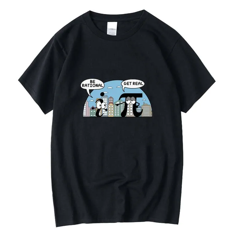 

Футболка XIN YI мужская с математическим принтом, 100% хлопок, funy, Повседневная Свободная рубашка с круглым вырезом, Топ